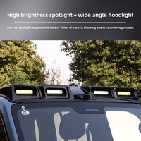 Feux LED à double faisceau blanc et ambre pour Chery ICAR V27, étanches, pour conduite tout-terrain, lampes de toit