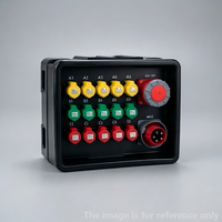 Caja de Distribución de Energía Industrial Compacta y Portátil de 15x16A 1x32A con Medidor Digital Doble para Iluminación/Sonido de Escenario, Resistente a la Intemperie IP55
