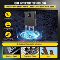 VEVOR Poste à souder MIG 270 A, Poste à souder 3 en 1 MIG TIG Arc, Poste à souder TIG, Poste à souder Lift ARC, Poste à souder MMA à électrode, Inverter DC IGBT