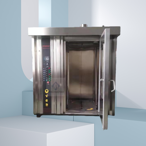 <span class=keywords><strong>Four</strong></span> rotatif commercial pour grande boulangerie - Chauffage multi-combustibles 380V Tension personnalisée 16/32/68 plateaux <span class=keywords><strong>Four</strong></span> rotatif - Product Image 1