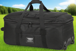 <strong>Large</strong> Foldable Duffle Bag with <strong>Wheels</strong> 85-100L Expandable Wheeled <strong>Holdall</strong> Extra <strong>Large</strong> Travel Rolling Duffel Bags, Black, 30 Inch - Product Image 6