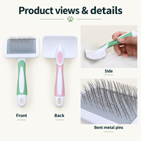 Nouvelle Brosse de Toilettage Douce pour Chien, Écologique et Confortable, en Plastique, pour Éliminer les Poils d'Animaux – Offre Spéciale