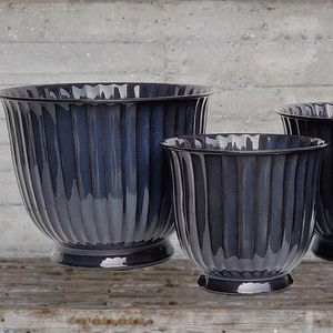 Customized Round Ceramic Flower Pots Planter Handcrafted Personalized Garden Decoration for Home Decor <b>Other</b> Crafts - Product Image 1