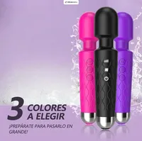 Leistungsstarker AV-Stimulator für Frauen: Klitoris- und G-Punkt-Massagegerät, USB-betrieben, manuelle Steuerung