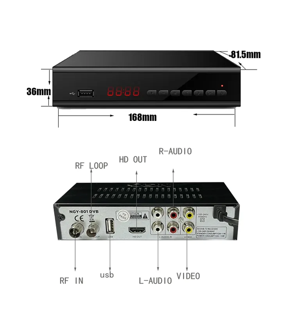 Hot Set Top Box Youtube IPTV TV Wifi Receiver  Digital Terrestrial Receiver 1080p H.264 H265  DVB-T2 Smart Tv Box
