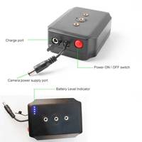 Batería de Litio-Ion de 12V y 10,000mAh con Carga Magnética para Cámaras de Respaldo Inalámbricas |   Cámara de Visión Trasera para Camión, Impermeable IP69K, 5.5x2.1mm