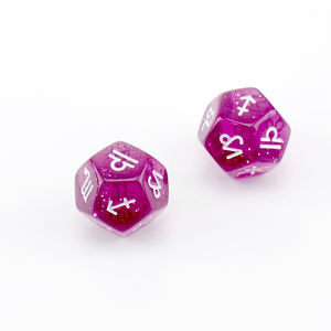 ชุดลูกเต๋าโหราศาสตร์ 18 มม. <span class=keywords><strong>3</strong></span> ชิ้น ชุดลูกเต๋า D12 ลายจักรราศี สำหรับเกมกระดาน ไพ่ทาโรต์ ดวงดาว ลูกเต๋าทำนายดวงชะตา ทำจากเรซิ่น - Product Image 1