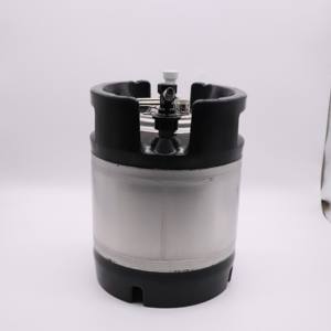 برميل بيرة 19 لتر، برميل كورنيلوس هوم بريو، برميل قهوة نيترو بمقبض فولاذي، برميل كروي بارد بمقفل، موزع البيرة كينيجر - Product Image 4