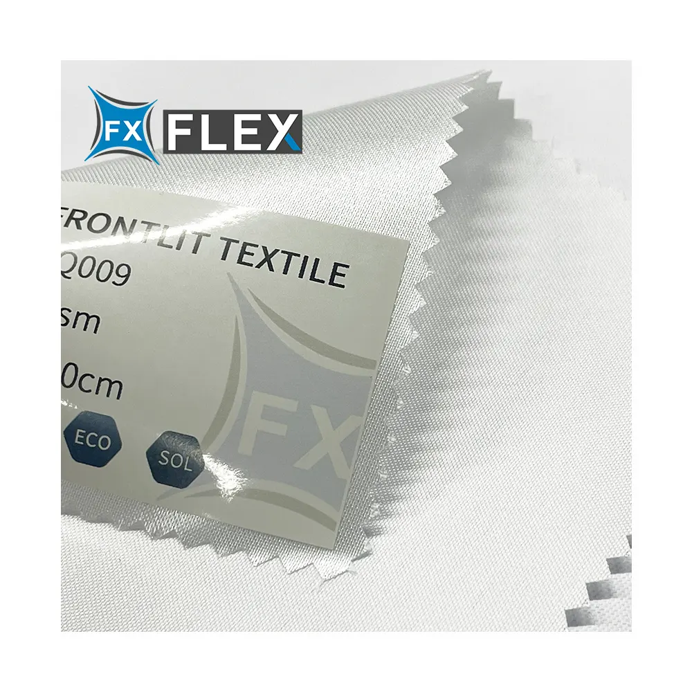 Flfx Uv Afdrukbare Materialen 6P Gratis Banner Witte Blanks Stof Pvc Frontlit Flex Banner