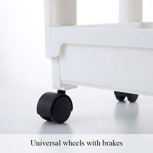 Estante de Almacenamiento Multifuncional para el Hogar, Carro Desmontable de Cuatro Niveles, Organizador de Plástico para Ahorrar Espacio - Product Image 4