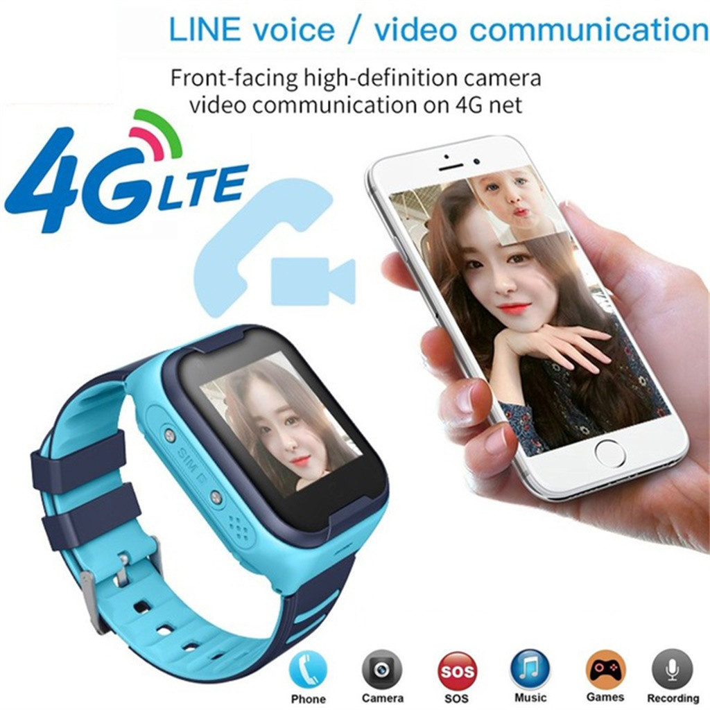 A36E Traqueur de 4G Caméra À Distance GPS WI-FI IP67 Étanche Montre Intelligente SOS Appel Vidéo