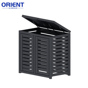 <span class=keywords><strong>Abri</strong></span> pour poubelle à roulettes en acier galvanisé pour l'extérieur, triple <span class=keywords><strong>abri</strong></span> pour poubelle à roulettes pour les bâtiments résidentiels - Product Image 6