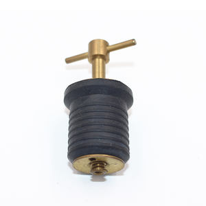 Messing Edelstahl T-Griff Boots ablauf Marine Twist Turn Gummis topfen Snap Hard Ware Fit für 1 Zoll Durchmesser Abflüsse - Product Image 6