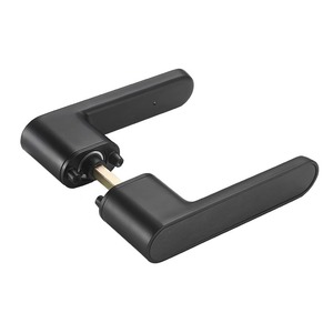 इतालवी शैली न्यूनतम चुंबकीय मूक बेडरूम दरवाजा लॉक सेट होटल के उपयोग के लिए पारिस्थितिक इनडोर लकड़ी हार्डवेयर - Product Image 4