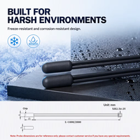 Super Industrial Use Waterproof Freeze-Resistant Molded TPE One-Piece Temperature Sensor NTC 10K Thermistor Corrosion-Resistant