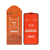 Protections d'écran en verre trempé OEM 21D pour téléphones portables Tecno, Infinix, iPhone 15, 16 Pro Max, Huawei Mate 60 Pro