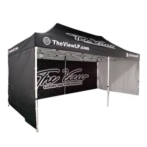 Tenda a baldacchino Pop-Up Gazebo impermeabile pieghevole con telaio in alluminio Sunshine 10x10 10x20 Logo personalizzato per fiere all'aperto