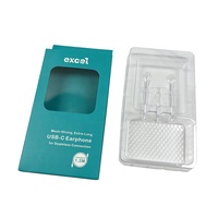 Boîte en papier pour écouteurs Phone Iem avec logo personnalisé avec blister tour de cou de jeu boîte d'emballage pour écouteurs et casques filaires