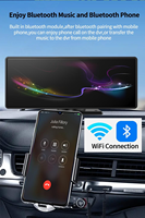 Caméra DVR de voiture 4G Android13 Caméra de tableau de bord WiFi GPS Enregistreur 1080P FHD Dual Lens Car Dash Cam ADAS Registrar DVRs Carpaly