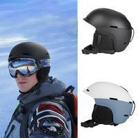 Casque de snowboard double sport pour hommes et femmes avec coque ABS + PC et système de ventilation réglable en mousse EPS pour la saison d'hiver