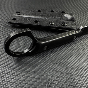 Couteau de poche tactique en acier 440 pour le camping et la survie en plein air avec étui Kydex - Product Image 4