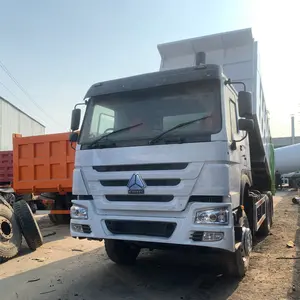 中国重汽豪沃二手右手驾驶rhd自卸车371hp Euro2 40吨6x4柴油自卸车在非洲销售