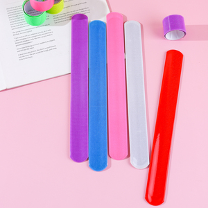 Khuyến mại Quà Tặng PVC Cai Trị Snap dây đeo cổ tay số lượng lớn thêm dài trẻ em 'thăng hoa cao su Silicone <span class=keywords><strong>Bling</strong></span> Slap Vòng đeo tay - Product Image 3