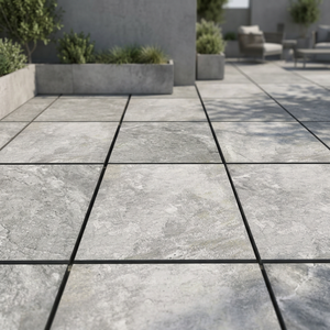 Dalles de pavage extérieur en porcelaine pleine masse 20 mm Quartet Naturel R11, rectifiées, haute résistance - Product Image 1