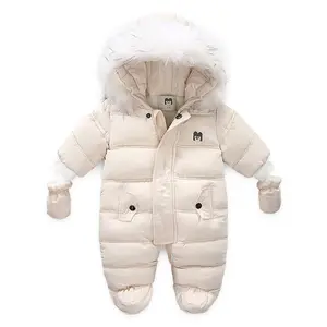 Peleles de bebé recién nacido, ropa de invierno de manga larga, monos de bebé cálidos de lana suave de 6 a 18 meses