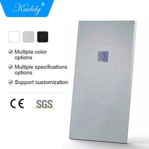 Bandeja de <span class=keywords><strong>ducha</strong></span> de piedra hecha <span class=keywords><strong>a</strong></span> <span class=keywords><strong>medida</strong></span> de diseño moderno para una fácil instalación en el baño - Product Image 4