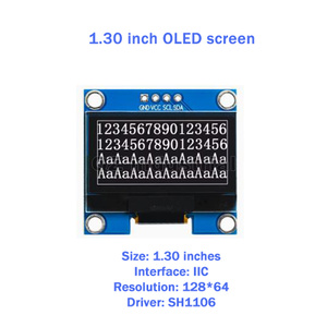 Qz bom New Original 1.3 inch OLED hiển thị 12864 LCD 1.3 inch 12864 hiển thị sh1106 12864 OLED - Product Image 2