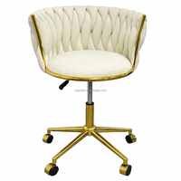 Nouvelle Arrivée Chaise TUQ en Velours, Fauteuil de Salon pour Bar à Vin, Coin Dégustation, Chaise Pivotante pour Barman