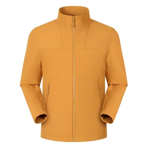 Veste softshell en gros, 320 g/m², doublure polaire polyester, veste d'extérieur, logo personnalisé pour les marques de randonnée américaines - Product Image 1