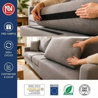 Bande auto-agrippante robuste de 4 pouces avec adhésif double face à forte adhérence pour la fixation des housses de matelas et des literies