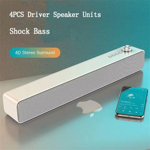 Barre de son <span class=keywords><strong>HiFi</strong></span>, haut-parleur Bluetooth sans fil, son surround stéréo 4D, système audio pour projecteur <span class=keywords><strong>TV</strong></span>, PC, Smartphone - Product Image 3