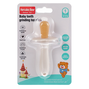 Venta al por mayor OEM bebé Gel dental de silicona palo de molienda de dientes de bebé juguete de calidad alimentaria comodidad juguete productos maternos y para bebés - Product Image 6