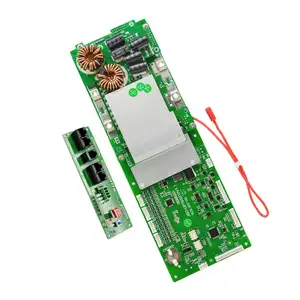 JiaBaiDa Pico de alta corriente 48V 16S 15S 600A Smart BMS LCD Función de calefacción LiFePO4 BMS para almacenamiento de energía