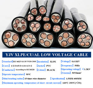 0.6/1KV CU/XLPE/PVC BS5467 U-<span class=keywords><strong>1000</strong></span> <span class=keywords><strong>R2V</strong></span> X-90 NYY N2XY N2XRY YJV YJLV YJV22 3/4/5 Core 2.5mm 4mm 10mm câble d'alimentation en cuivre en aluminium - Product Image 2
