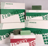 FLORRY Naturel - Mousse florale verte pour arrangements floraux rustiques