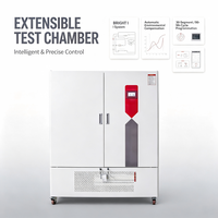 Chambre d'essai ICH extensible programmable pour température (0,5°C), humidité (3-5% HR) et lumière UV, pour matériaux pharmaceutiques, 800L