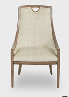 Chaise de salle à manger en bois massif nordique, chaise de loisirs, chaise de café, restaurant, fauteuil en cuir souple, fauteuil design, chaise de négociation d'hôtel