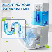 Deux Parfums Pastilles Nettoyantes Longue Durée pour Cuvette de Toilettes – Détartrant et Désodorisant Ultra-Propre