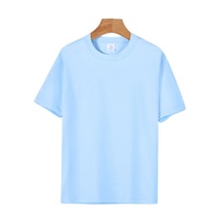 Kaos Unisex Lengan Pendek 260g Katun Murni Impor, Tebal, Bernapas, Anti Kusut, Awet, Model Longgar, Ukuran Besar