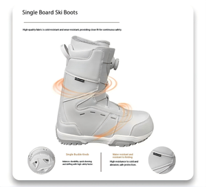 Bottes <span class=keywords><strong>de</strong></span> <span class=keywords><strong>ski</strong></span> à boucle rapide personnalisables, nouvelle collection, mode haut <span class=keywords><strong>de</strong></span> gamme, planche unique, adaptées aux hommes et aux femmes, confortables - Product Image 3