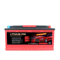 Generator portabel baterai Starter mobil Lifepo4 12v 100ah baterai asam timbal pengganti