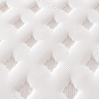 Matelas à Ressorts Ensachés 5 Zones Orthopédique Hôtelier Taille Queen King, Mousse à Mémoire de Forme Gel Latex Compressé