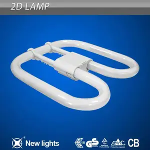 2D 트라이-형광체 형광 램프 6400k CFL iisow 2700-7000k 10000hrs 2D 28W CN;ZHE 22w/28w/32w/38w G24Q >82 OEM