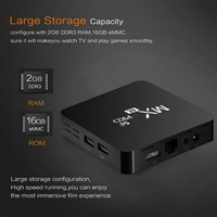 Boîtier TV Mxq PRO Amlogic S905 1 Go/8 Go 1000m LAN 2.4G/5G WiFi Bt4.0 UHD 4K Kodi 16.0 Smart TV Box Mxq PRO