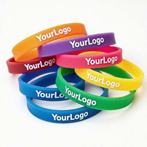 Bracelet en silicone personnalisé avec logo professionnel, bracelet en caoutchouc de silicone en gros, impression sur bracelet en silicone, bracelet de poignet en silicone sur mesure - Product Image 1