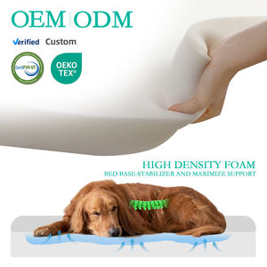 Wasserdichtes Weiches Flanell Großes Orthopädisches Wasserdichtes Luxus-Großes Memory-Schaum Hundebett mit Rutschfestem Boden - Product Image 4